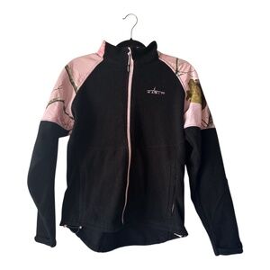Habit Outdoors - Women's Realtree Pink Camp Fleece Pro Jacket Small